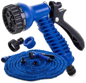 X-HOSE locsolócső szórófejjel 15 m - fekete