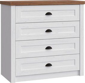 Komód, sosna andersen/tölgyfa lefkas, PROVANCE K4