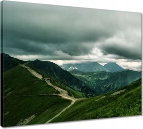 Vászonkép 50x40 Tátra Lengyel hegyek Kilátás