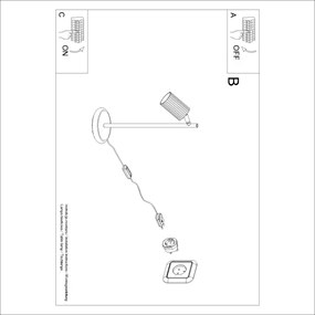Brilagi - LED asztali lámpa CRESTO 1xGU10/10W/230V krémszínű
