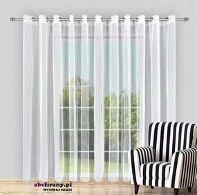 Szuper Ár, Voile Függöny Karikákon 500X160