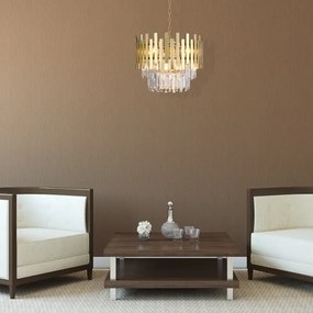 Csillár láncon ASPEN GOLD 6xE14/40W/230V