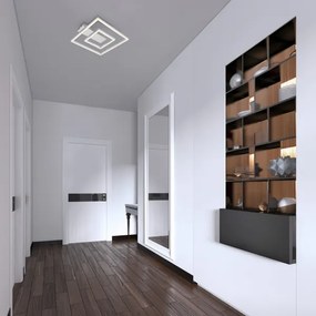 Briloner - LED mennyezeti lámpatest FRAME LED/22W/230V 3000K 30x32 cm matt króm