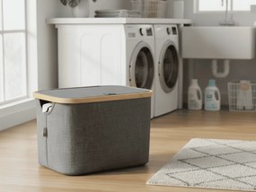 Összecsukható kosár NOLVIO 25 L, kékesszürke