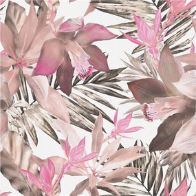 Flizelin Dekoratív fotótapéta Hálószobába Egzotikus virágok 250x250