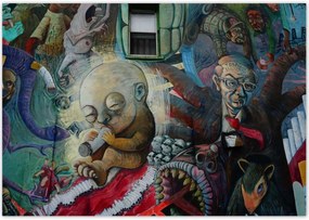 Poszterek 100x70 Graffiti Utcaművészet