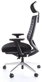 Sparta II irodai szék, fekete