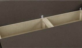 Háromszemélyes kinyitható kanapé ALEX Sötétszürke