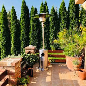 LO-P-6324 Gázüzemű Gomba Hősugárzó – Inox