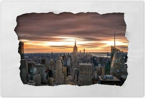 Poszterek 90x60 New York felülnézet