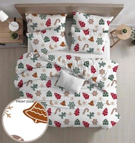 HOLLY fehér pamut ágyneműhuzat Ágyneműhuzat mérete: 70 x 90 cm | 140 x 220 cm