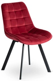 Bordó Bársony Étkezőszék RICK