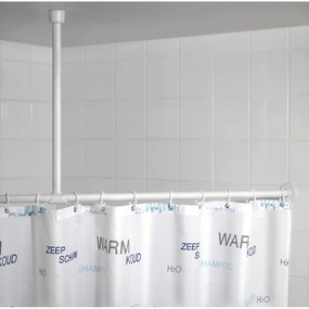 Fehér mennyezeti zuhanyfüggöny rúd, 57 cm - Wenko