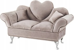 Ékszerdoboz Kanapé Bézs Kanapé Velúr Fotel Szívvel