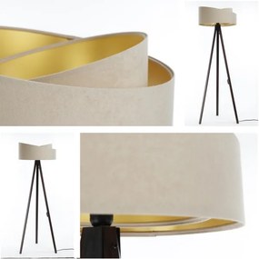 Állólámpa GALAXY 1xE27/60W/230V bézs/wenge