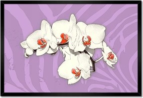 Poszterek keretben 60x40 Orchidea Absztrakt háttér