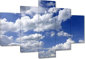 Vászonkép 120x80 Gömbölyű felhők Égbolt