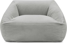 Világosszürke kordbársony babzsákfotel Lilibet – Bobochic Paris