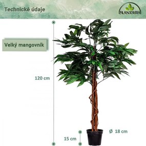 PLANTASIA Műnövény mangófa 120 cm