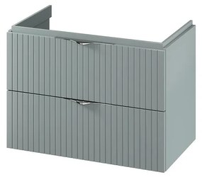 Cersanit S1017-001 - Falra szerelhető, mosdó alatti fürdőszobaszekrény TIRSO 80x45 cm, menta