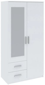 Verdana gardróbszekrény 100cm F 2D2S Fehér N
