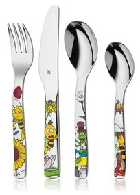 WMF - 4 részes gyermek evőeszköz-készlet Maja, a méhecske