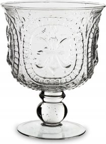 Gyertyatartó üveg kehely