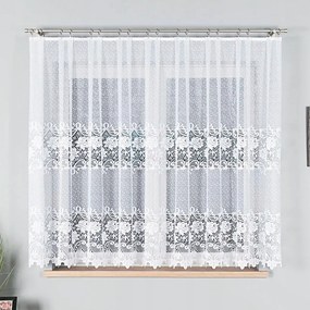 Zsakkard Függöny Nappali Szobába Konyhába 160cm fehér