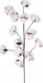 Pamut Ág Mesterséges Dekoratív Fehér Természetes Megjelenés 16X6X68 CM
