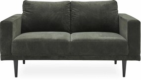 Mexico 2,5 üléses kanapé, sötétzöld, fekete láb