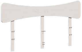 fehér tömör fenyőfa fejtámla 140 cm