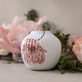 Poppy fehér porcelán váza, magasság 13 cm - Kähler Design
