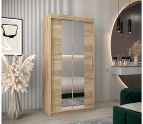 Ruhásszekrény 100 cm Toki 1 (szonoma tölgy + szonoma tölgy). 1064886