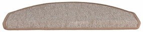 20 db világosbarna lépcsőszőnyeg 65x24x4 cm
