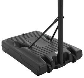 Juskys Kosárlabdapalánk kerekekkel - 255-305 cm
