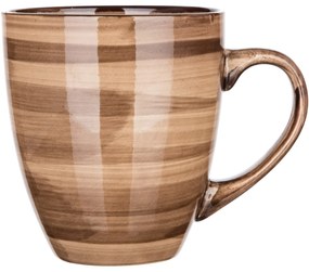 Banquet PALAS 6 db-os kerámia bögre készlet , 400 ml, barna