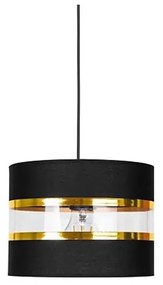 Csillár zsinóron LIND 1xE27/60W/230V fekete