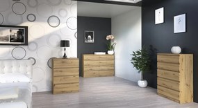 M8 120 komód, tölgy