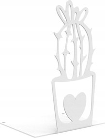 Könyvtámasz Kaktusz fehér