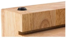 Continenta C4026 - Konyhai vágódeszka tálcával, 39x27 cm, gumifa