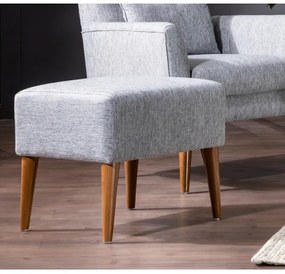 NIMO puff 46x50 cm, szürke