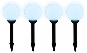 8 db kültéri gyalogjáró LED-lámpa cölöppel 15 cm