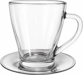 Üvegbögre, inox alj, 25 cl TeaTime (KHPU324)