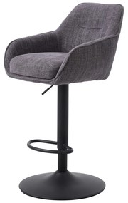 Szürke bárszék szett 2 db-os (ülésmagasság 69 cm) Avola – Unique Furniture