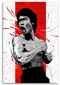 Gario Vászonkép Bruce Lee sárkányos története - Nikita Abakumov Méret: 70 x 100 cm