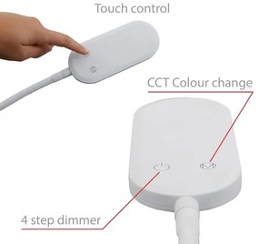 Briloner 1297-016 - LED Dimmelhető állólámpa LED/8W/230V