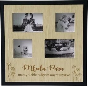 Képkeret 4 Képhez Óriás 40X40 Fiatal Pár Esküvő