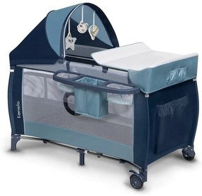 Lionelo - Utazó kiságy SVEN PLUS kék