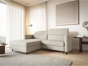 Sarokkanapé Buchu (B) (világos bézs + fekete). 1099804