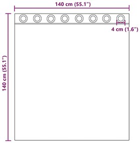 2 db narancssárga fátyolfüggönyök rojtokkal 140x140 cm